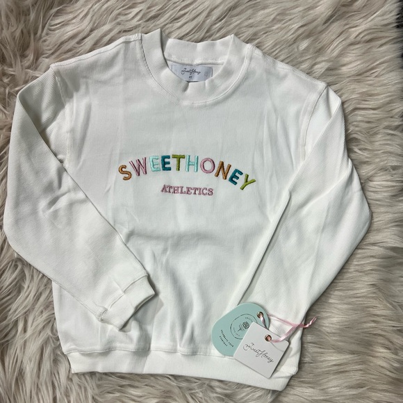 NWT Sweet Honey Logo Sweatshirt, size 4T - Picture 6 of 7